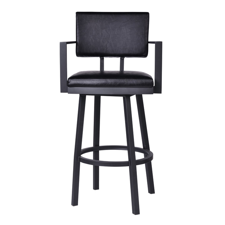 American Home Furniture Armen Living Balboa 26" Counter Stool with Arms Set of 2