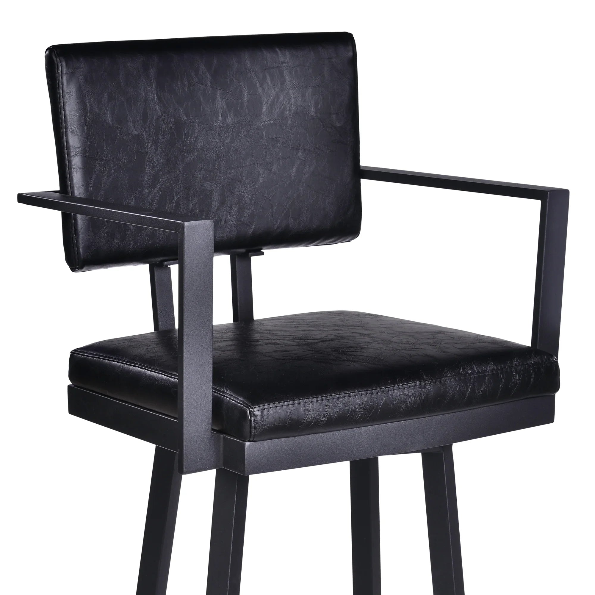 Armen Living Balboa Swivel Counter Height Stool - Thumbnail 4