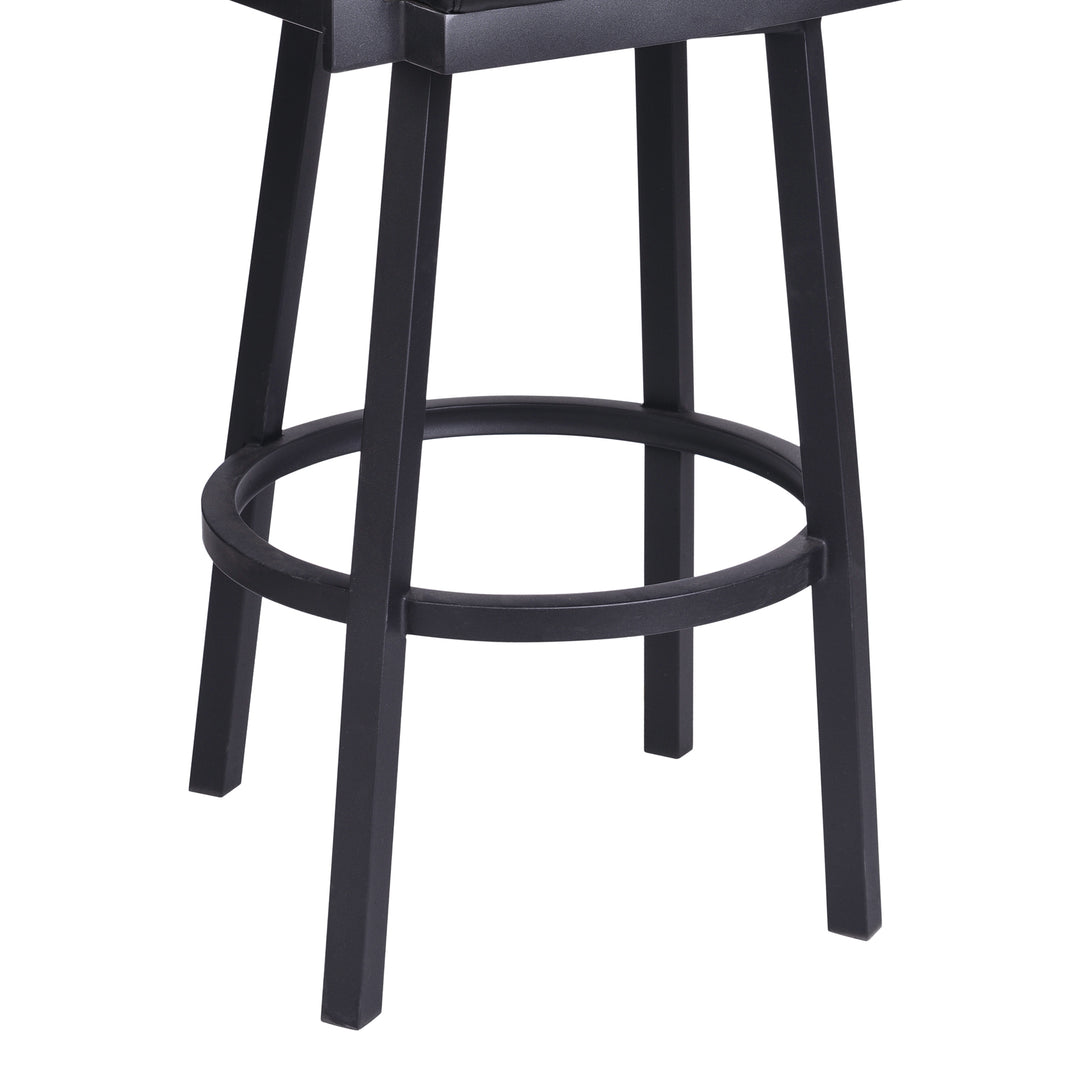 American Home Furniture Armen Living Balboa 26" Counter Stool with Arms Set of 2