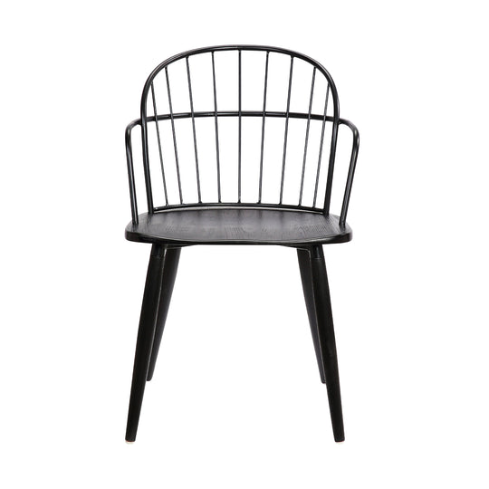 Black-Black Brushed Wood