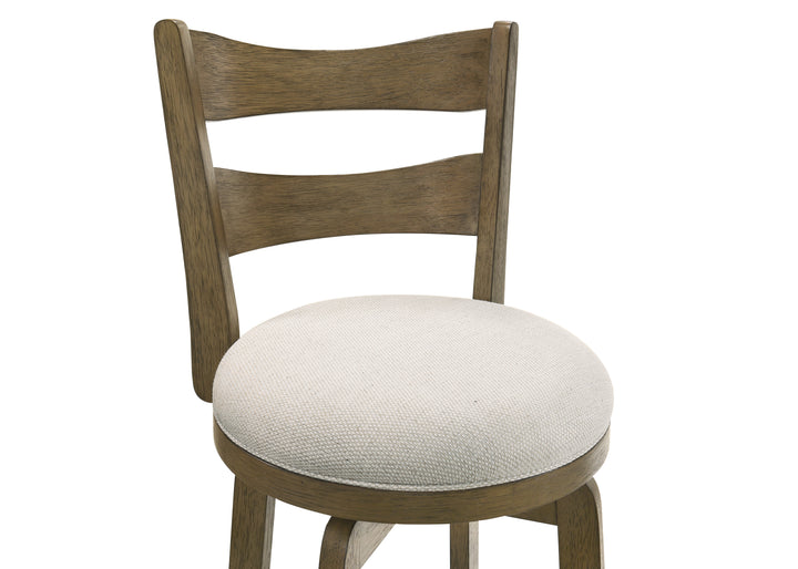 18"W x 19.875"D x 39.375"H / Cream/Putty Brown