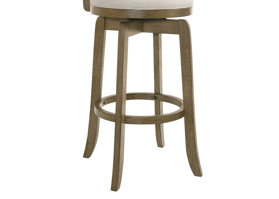 18"W x 19.875"D x 43.625"H / Cream/Putty Brown