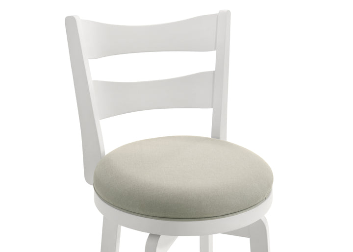 18"W x 19.875"D x 39.375"H / Gray/Matte White