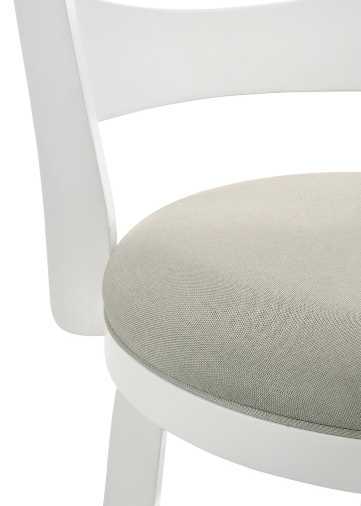 18"W x 19.875"D x 39.375"H / Gray/Matte White