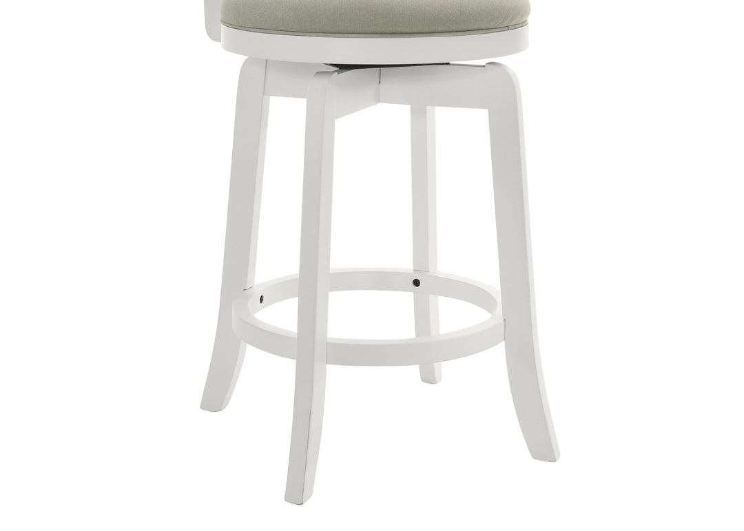 18"W x 19.875"D x 43.625"H / Gray/Matte White