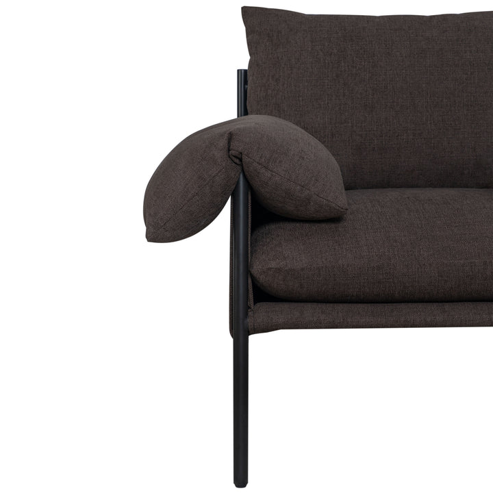 29.6"W x 33"D x 34.25"H / Brown/Black