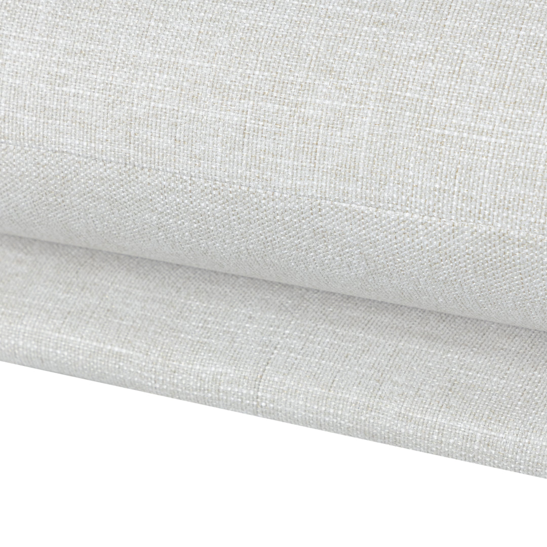 29.6"W x 33"D x 34.25"H / Off-White/Black