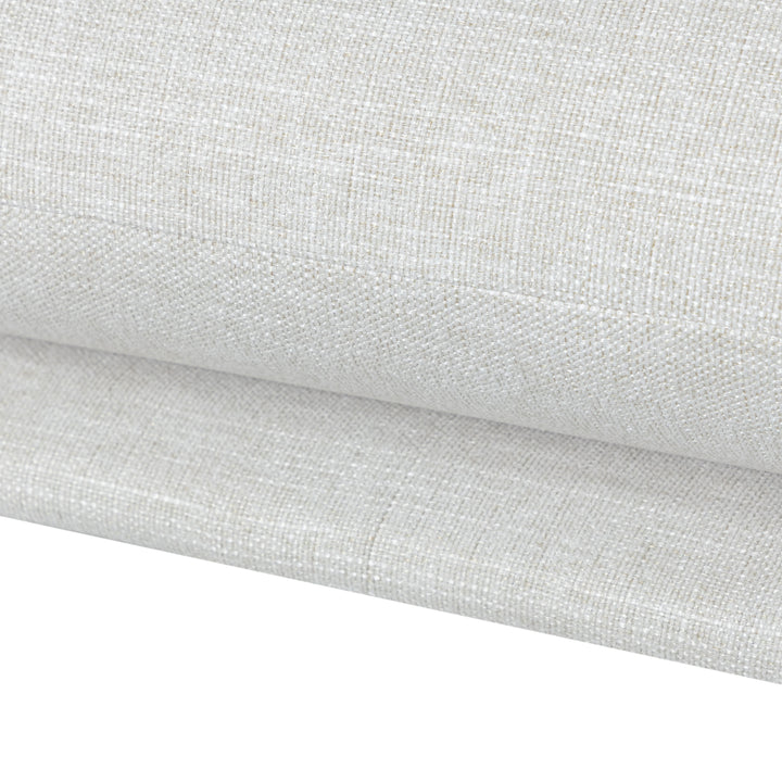 29.6"W x 33"D x 34.25"H / Off-White/Black