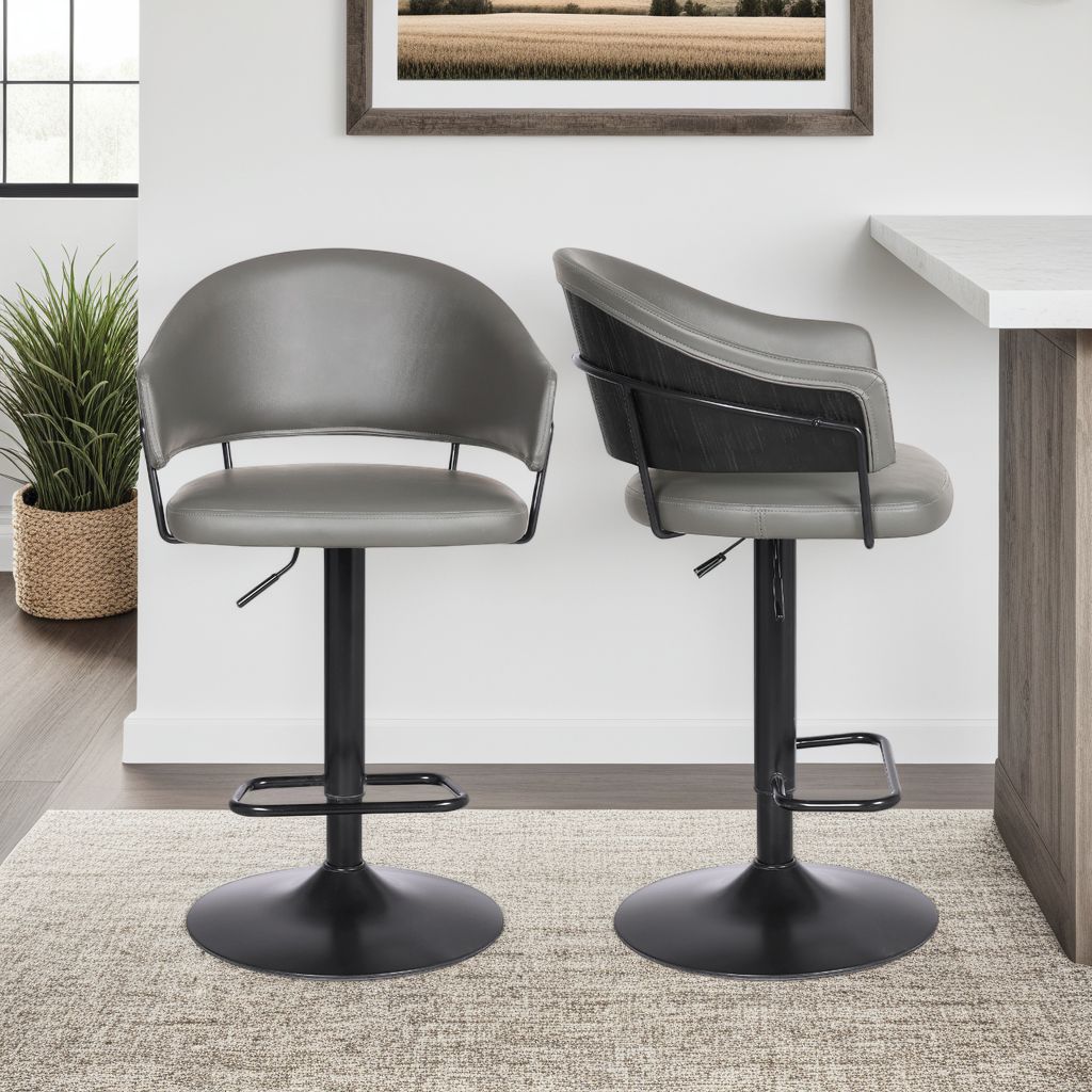 American Home Furniture Armen Living Brody Barstool Set of 2