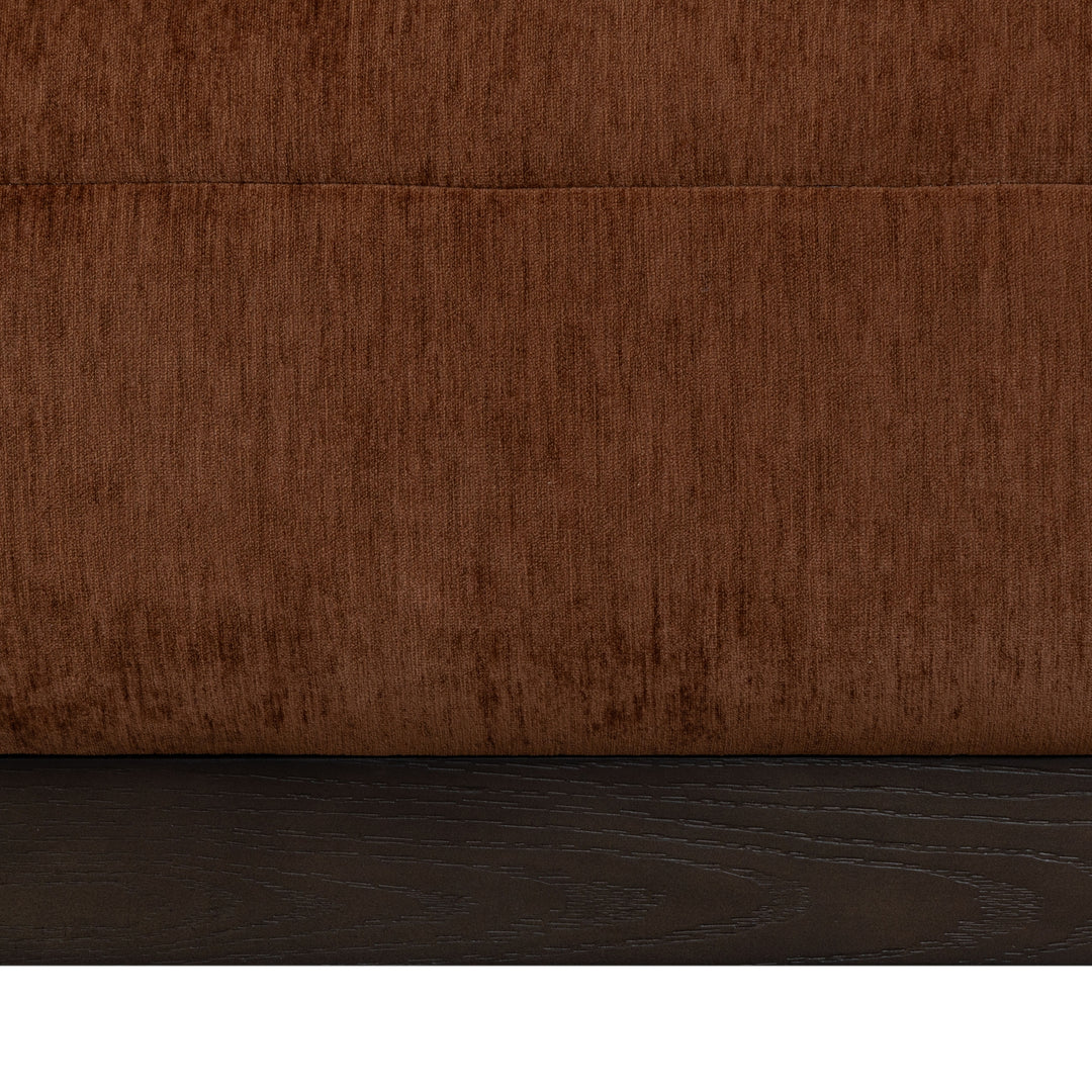 90.5"W x 38.5"D x 29"H / Logan Brown/Dark Chestnut Brown