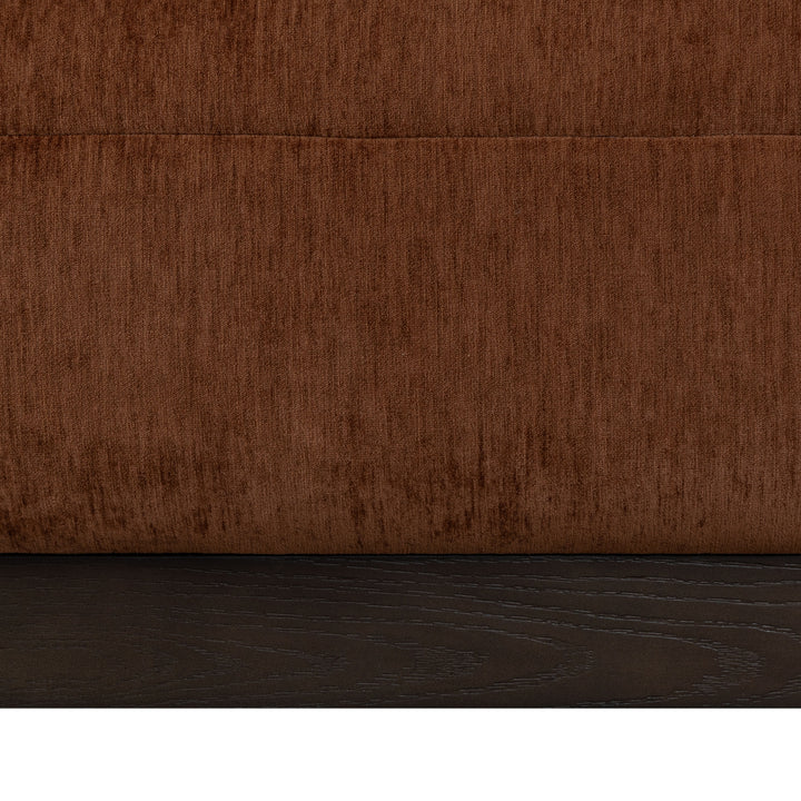 90.5"W x 38.5"D x 29"H / Logan Brown/Dark Chestnut Brown