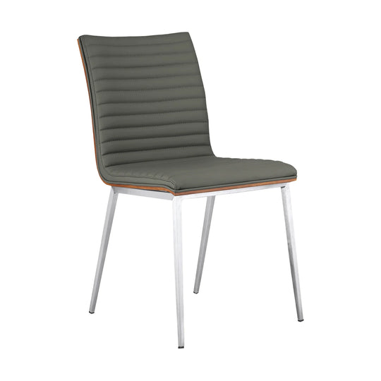 Gray-Brushed Stainless Steel