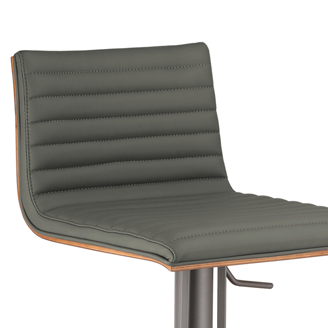 19"W x 17"D x 33-43"H / Gray/Gray