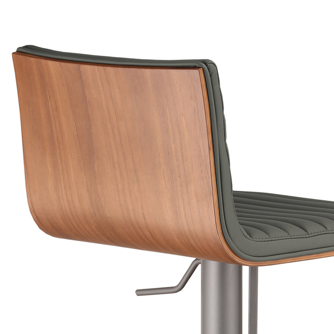 19"W x 17"D x 33-43"H / Gray/Gray