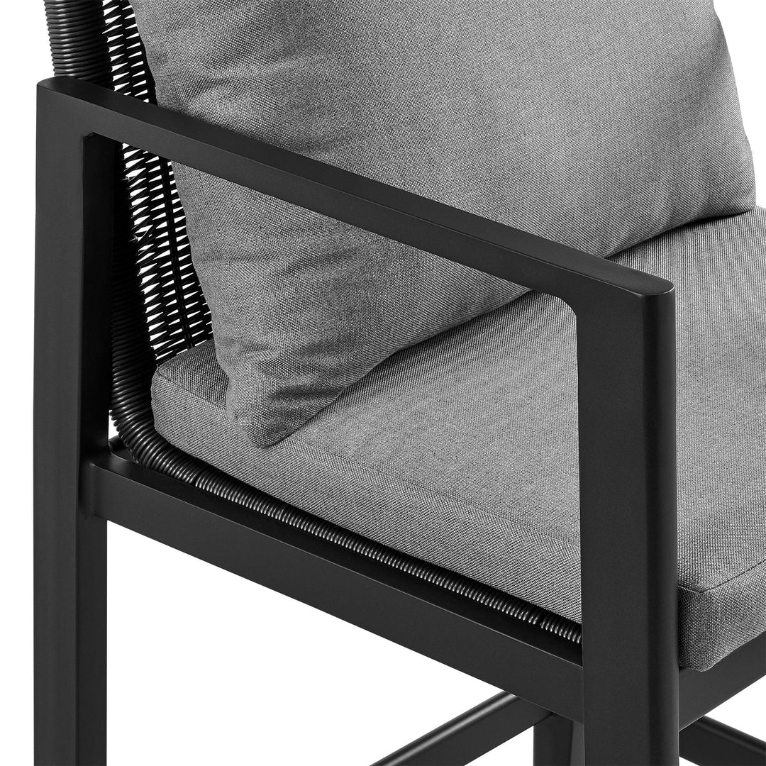 American Home Furniture Armen Living Cayman Outdoor Barstool Set of 2