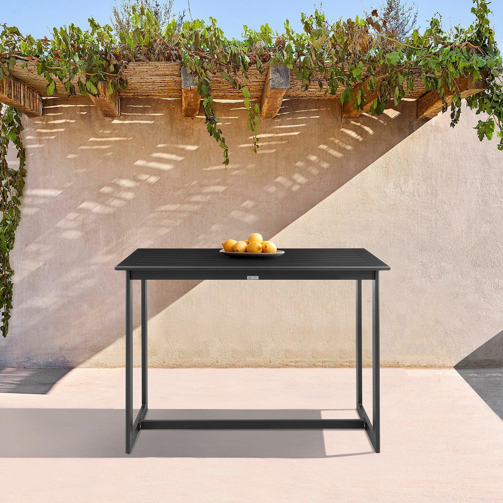 American Home Furniture Armen Living Cayman Outdoor Bar Table