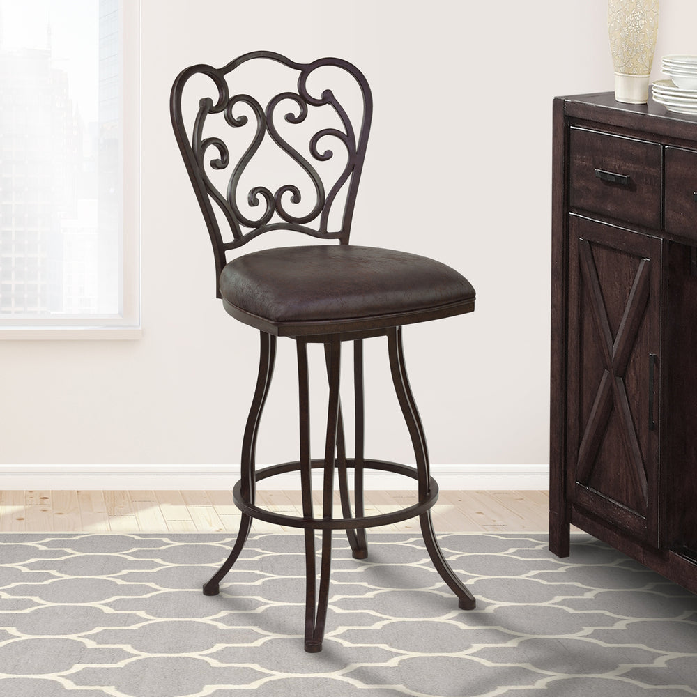 American Home Furniture Armen Living Celeste 30" Barstool Set of 2