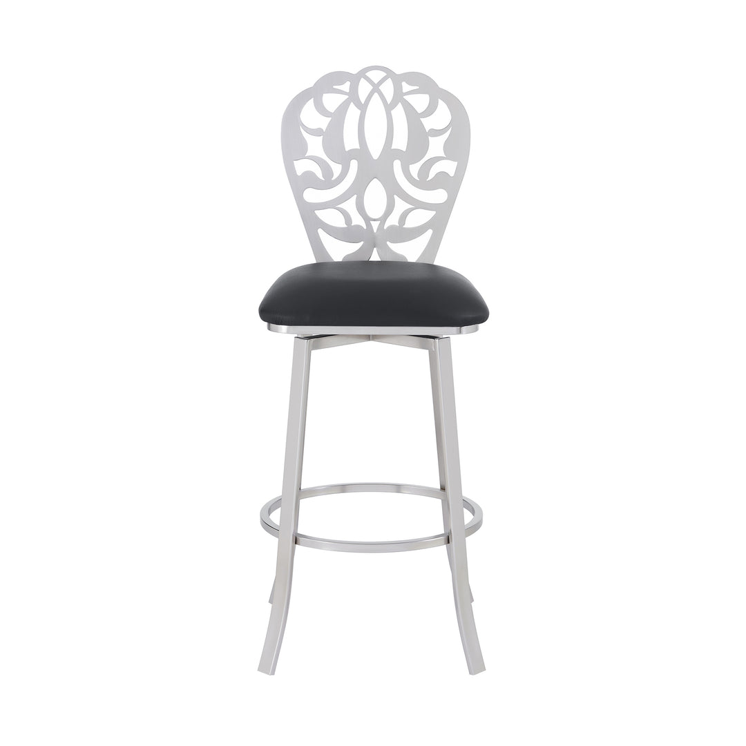 American Home Furniture Armen Living Cherie 30" Barstool Set of 2