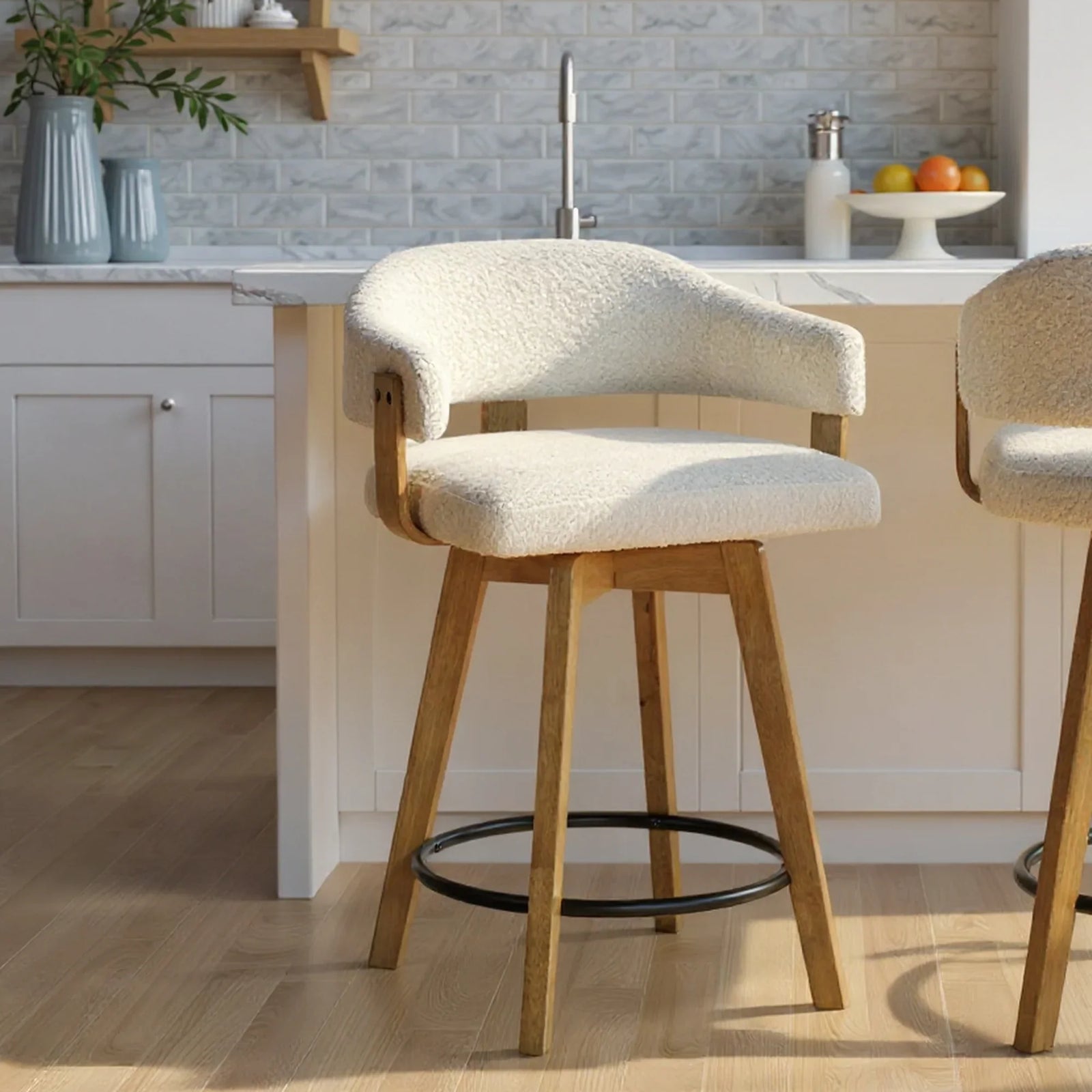 American Home Furniture Armen Living Callah Counter Stool Set of 2