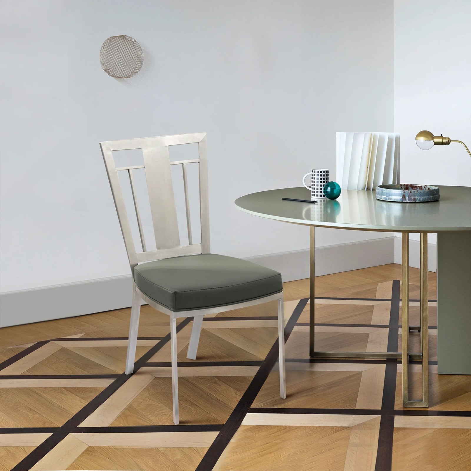 American Home Furniture Armen Living Cleo Dining Chair Set of 2