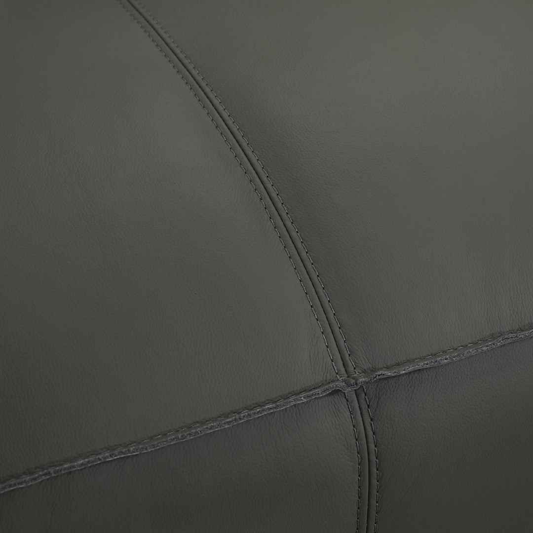 76"W x 38"D x 30"H / Anthracite Gray/Matte Black