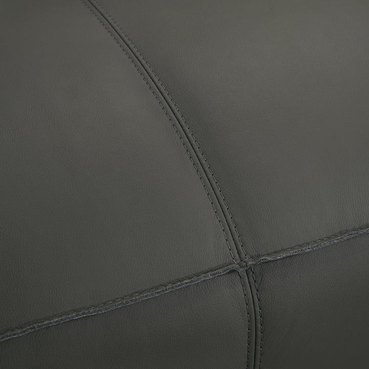 76"W x 38"D x 30"H / Anthracite Gray/Matte Black