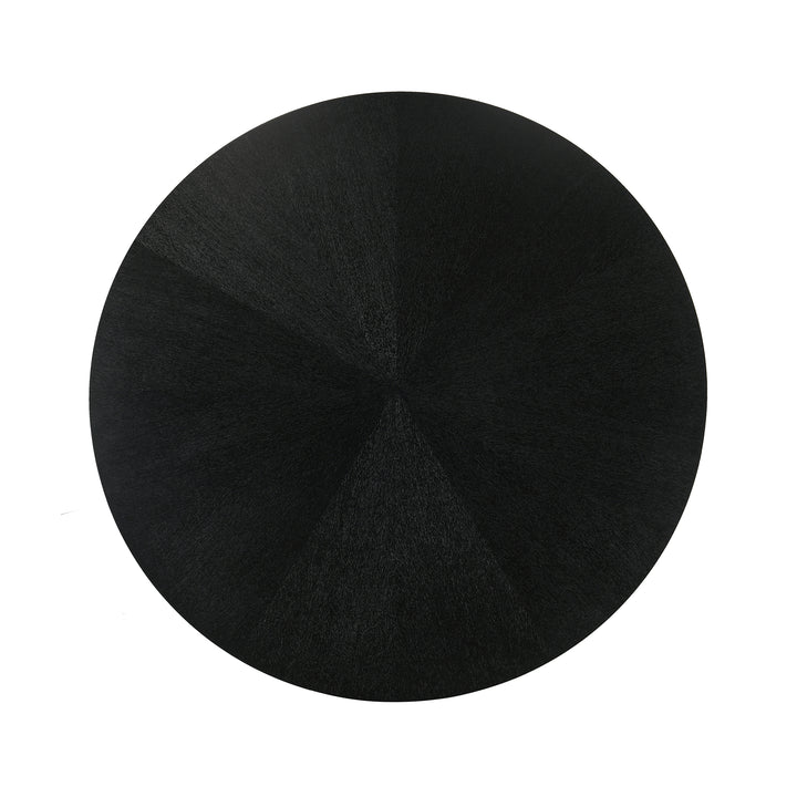 54"W x 54"D x 30"H / Black/Black, Leg: Epoxy Black