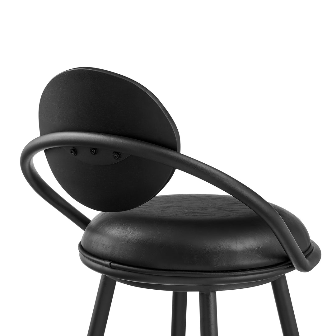 20.5"W x 21.5"D x 36.5"H / Vintage Black/Matte Black