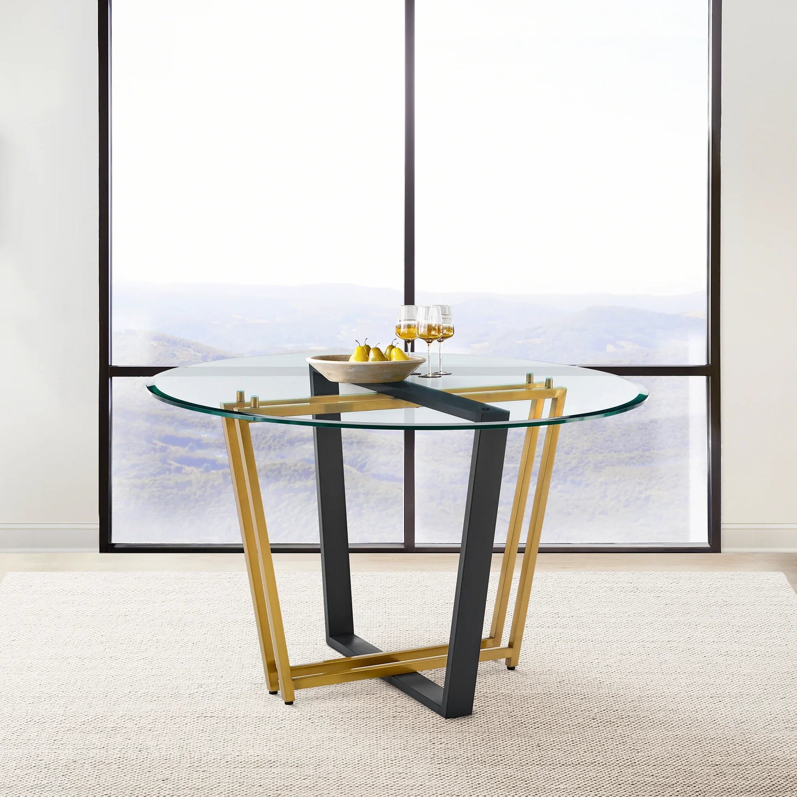 Gold Stainless Steel and Black Iron-Gold - Black
