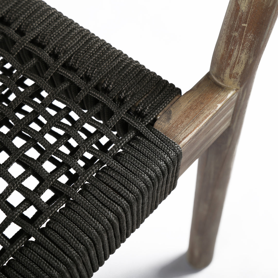 26"W x 22"D x 31"H / Black/Light Eucalyptus