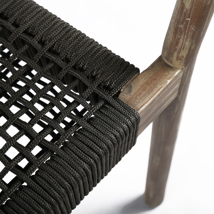 26"W x 22"D x 31"H / Black/Light Eucalyptus