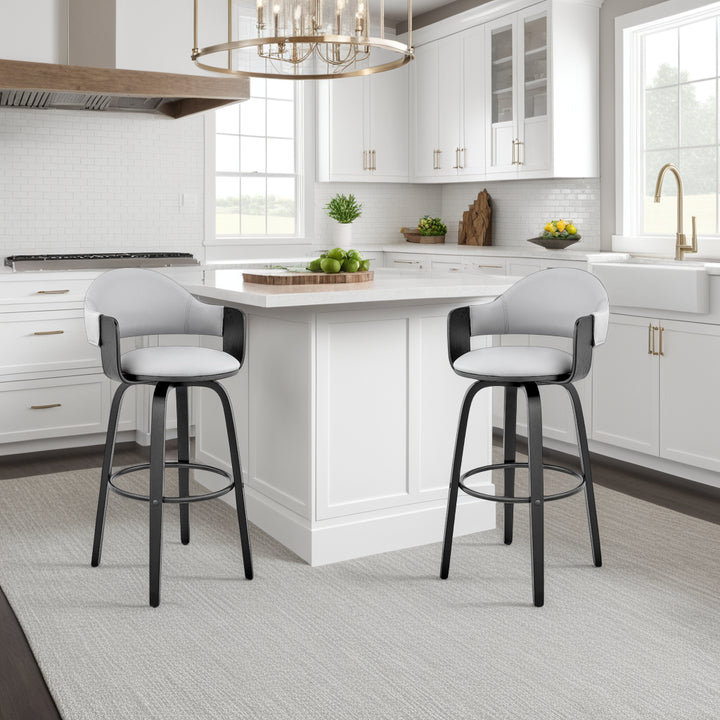 20"W x 20"D x 36"H / Gray/Black