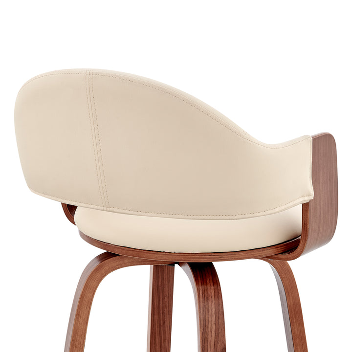 20"W x 20"D x 36"H / White/Walnut