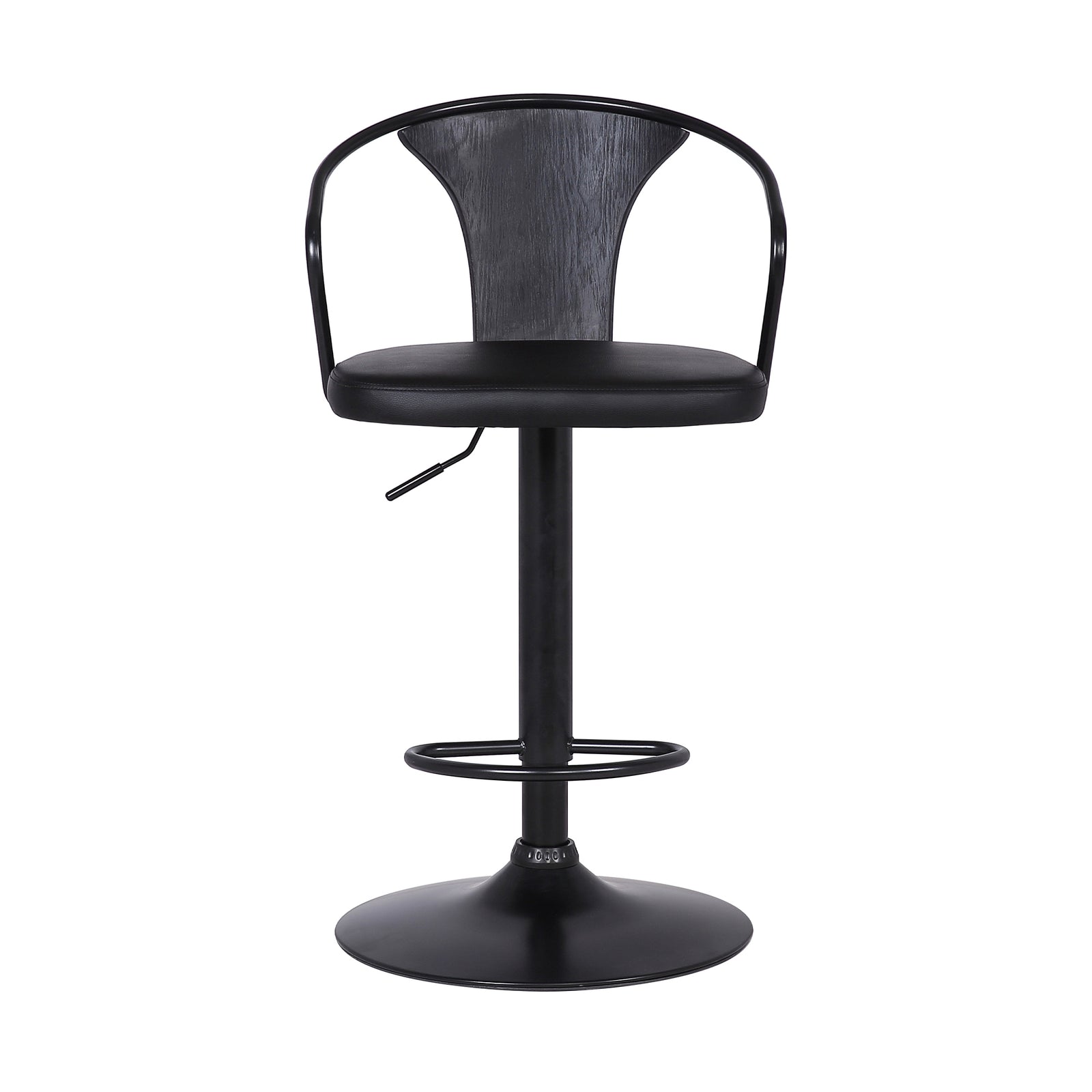 Black-Black Brushed Wood