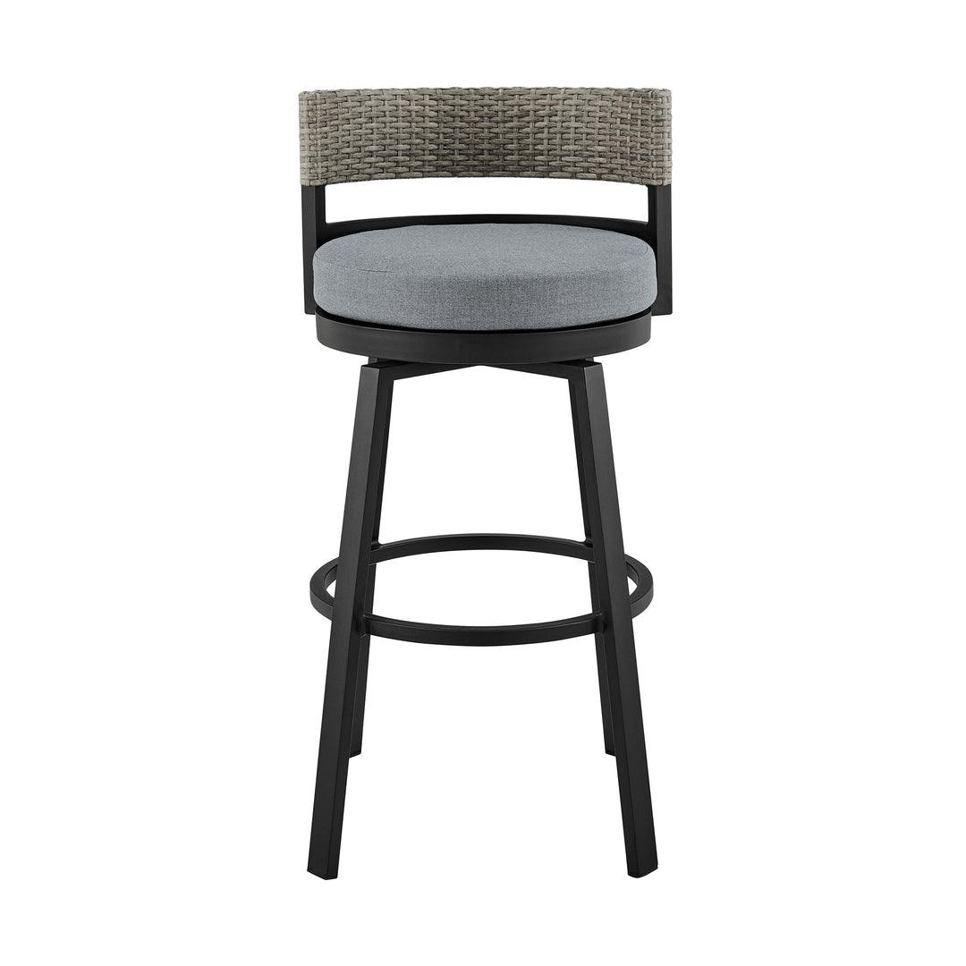 American Home Furniture Armen Living Encinitas Outdoor Counter Stool Set of 2