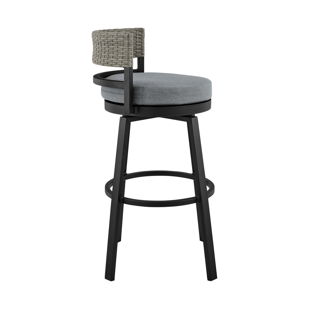 American Home Furniture Armen Living Encinitas Outdoor Counter Stool Set of 2