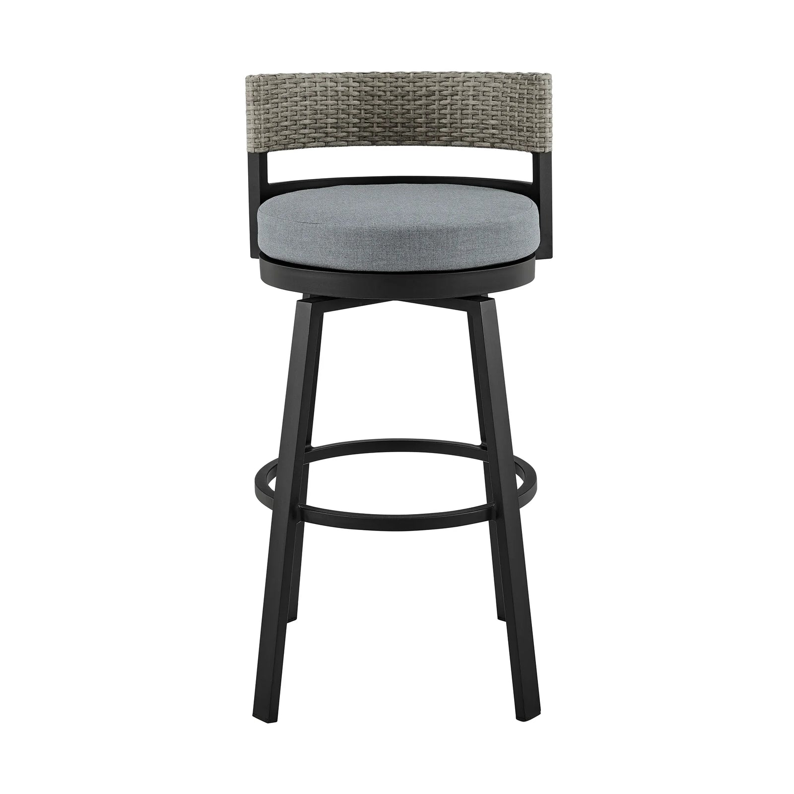 American Home Furniture Armen Living Encinitas Outdoor Barstool Set of 2