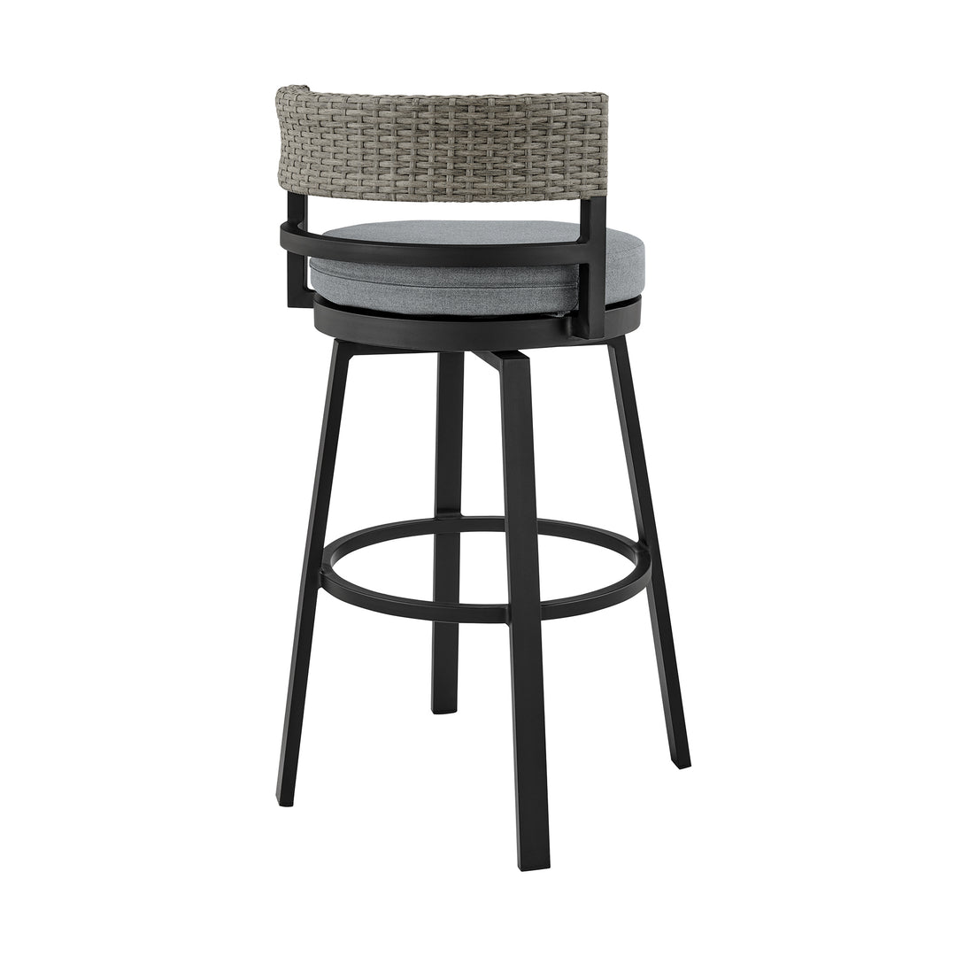 American Home Furniture Armen Living Encinitas Outdoor Barstool Set of 2