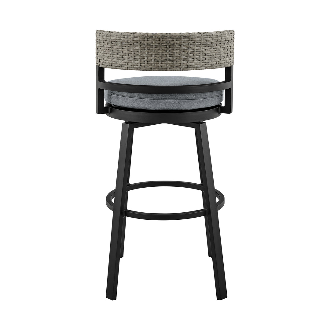 American Home Furniture Armen Living Encinitas Outdoor Barstool Set of 2