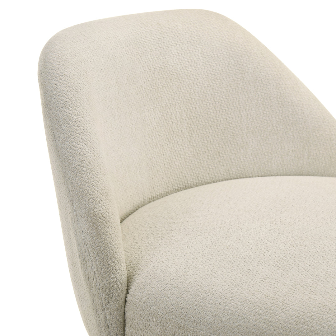 19.25"W x 16.75"D x 36.625"H / Cream/Black
