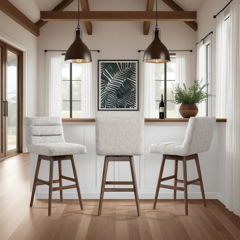 19.5"W x 23.25"D x 41.5"H / Brown Oak & Morning Fog/Brown Oak