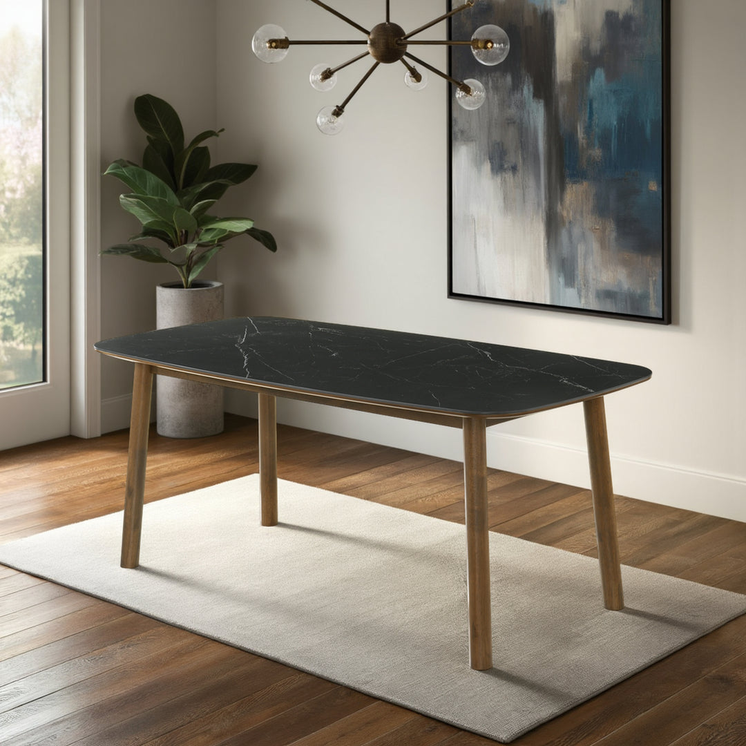 American Home Furniture Armen Living Emorie Dining Table