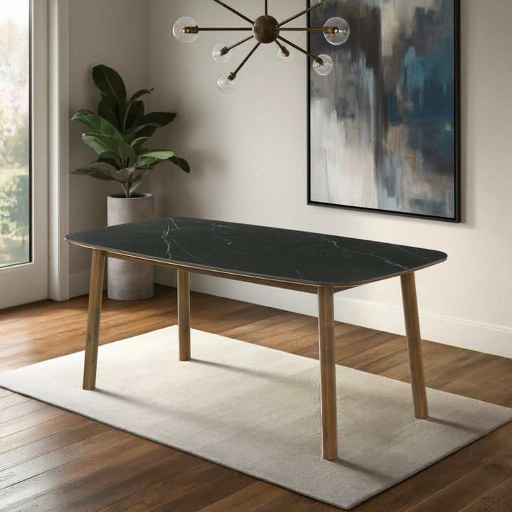 American Home Furniture Armen Living Emorie Dining Table