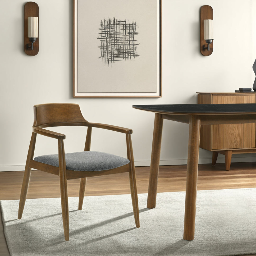 American Home Furniture Armen Living Emorie Dining Chair Set of 2