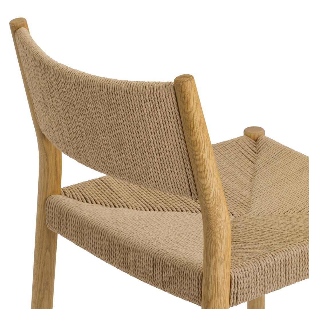 19"W x 21"D x 38"H / Brown/Natural Oak