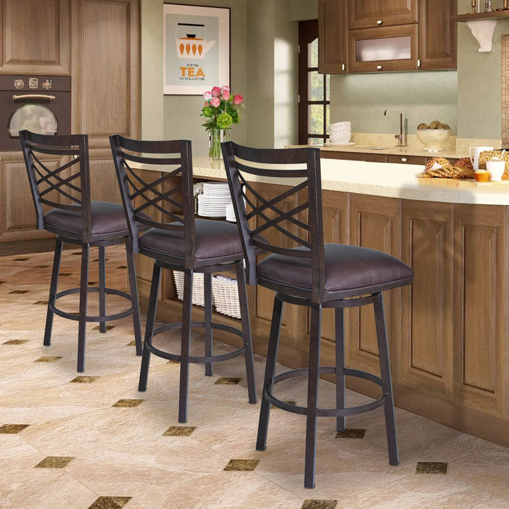 American Home Furniture Armen Living Fargo 26" Barstool Set of 2
