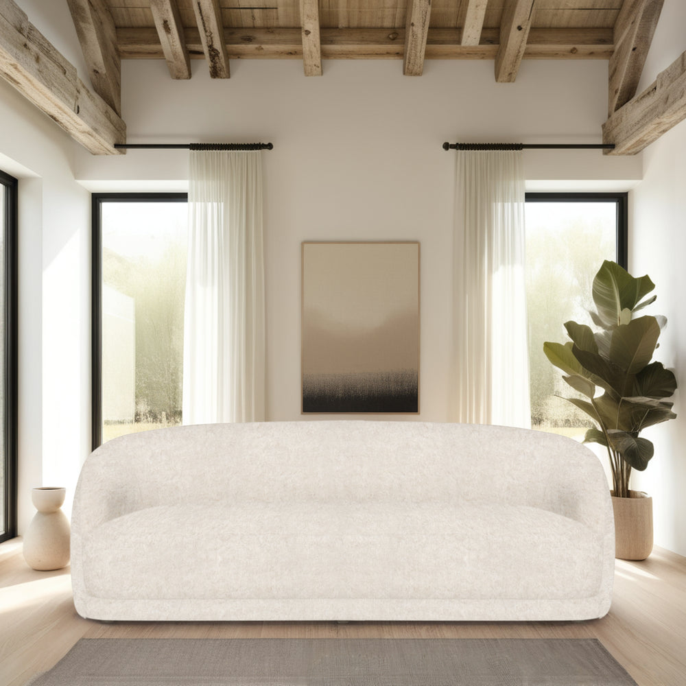 90"W x 38.5"D x 30.5"H / Beige/Black