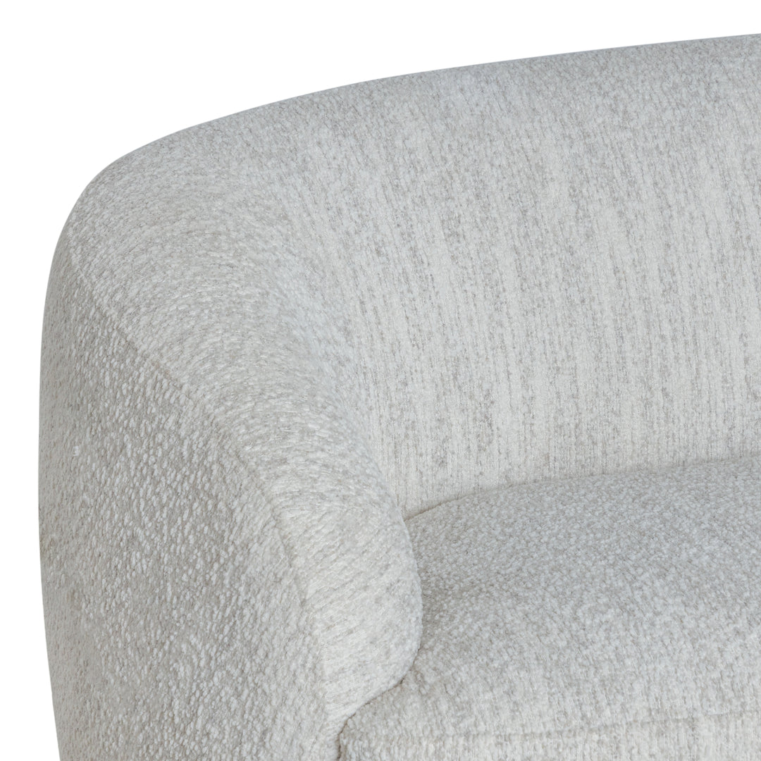 90"W x 38.5"D x 30.5"H / Off-White/Black