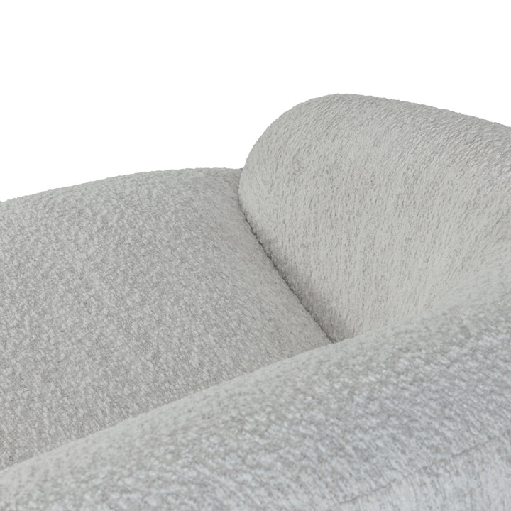 90"W x 38.5"D x 30.5"H / Off-White/Black