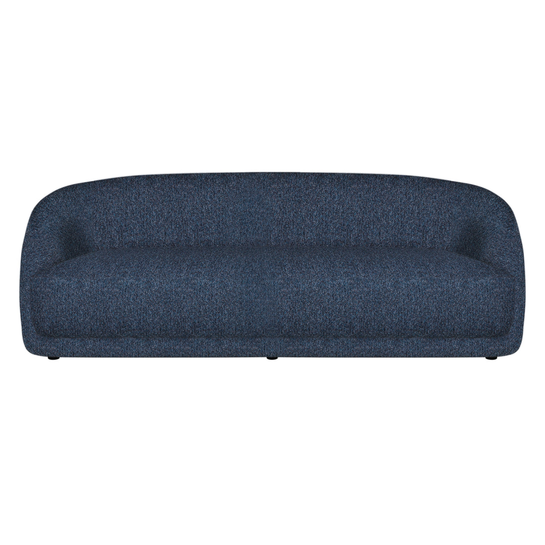 90"W x 38.5"D x 30.5"H / Blue/Black